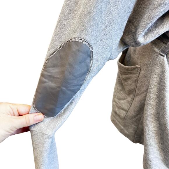 Bailey 44 Olivia Jacket in Heather Grey Leather Trim Size Small - Picture 7 of 8